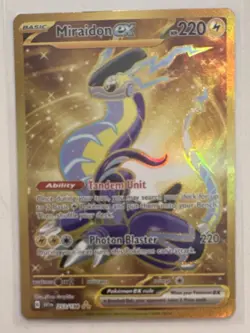 Pokemon Miraidon ex 253/198 SV01 Scarlet & Violet Base Set Hyper Rare Holo Card - Image 1