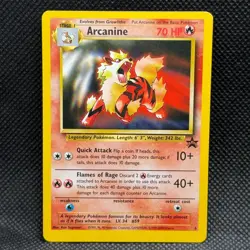 Arcanine 6 Black Star Promo WOTC Vintage Pokemon TCG Card NM - Image 1