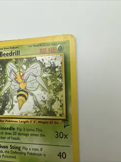 Vintage Pokemon Card Beedrill Base Set 1999 - Image 4