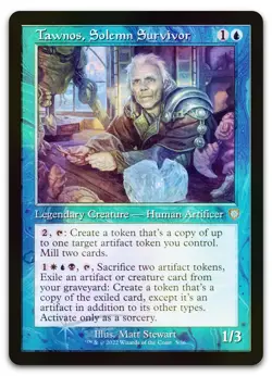 Tawnos, Solemn Survivor (Retro Frame) #3 (Foil) (NM) Brothers' War BRC Magic MTG - Image 1