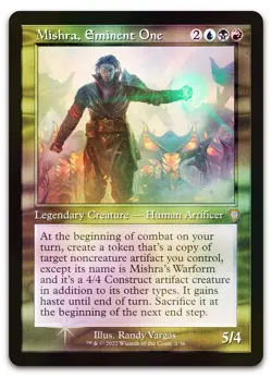 Mishra, Eminent One (Retro Frame) #1 (Foil) (NM) Brothers' War BRC Magic MTG - Image 1