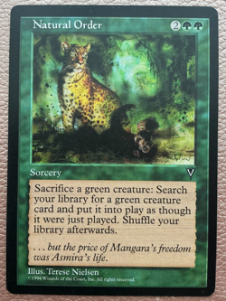 Natural order Visions MTG Magic the gathering - Image 1