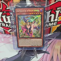 * DARK MAGICIAN GIRL THE MAGICIAN'S APPRENTICE * SECRET RARE ALIN-EN004 YUGIOH! - Image 1