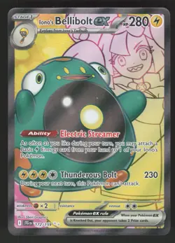 Iono's Bellibolt ex 172/159 Pokemon TCG SV09: Journey Together NM - Image 1