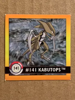Pokemon 1999 Artbox Series 1 Stickers Kabutops 141. FREE SHIPPING! - Image 3