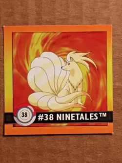 Pokemon 1999 Artbox Series 1 Stickers Ninetales 38. FREE SHIPPING! - Image 1