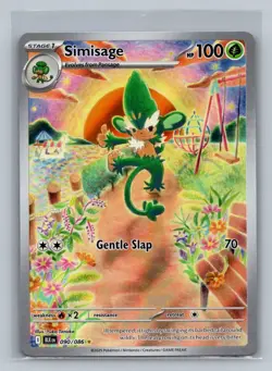 Simisage 090/086 Holo Illustration Rare Black Bolt Pokemon Holo Near Mint - Image 1