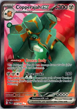 Copperajah ex 245/193 Ultra Rare Paldea Evolved Pokemon Near Mint - Image 1