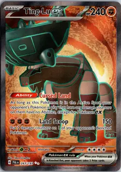 Ting-Lu ex 243/193 Ultra Rare Paldea Evolved Pokemon Near Mint - Image 1
