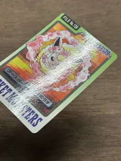 Flareon File No. 136 Pokemon Bandai Carddass Japanese 1997 Pocket Monsters - Image 3