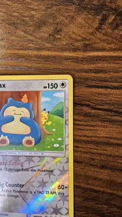 Pokemon TCG Snorlax 158/214 Unbroken Bonds Reverse Holo Rare NM - Image 4