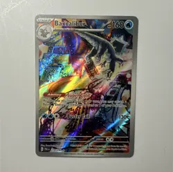 Pokemon TCG Baxcalibur Illustration Rare Full Art Holo 210/193 Sv02 160 HP Komi… - Image 1