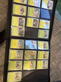 Pokemon Obsidian Flames Base NEAR Complete SET + Palms Off Gaming Black Binder - Image 2