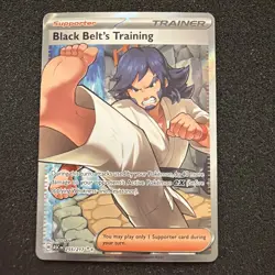 2026 Pokemon Black Belt's Training Ultra Rare 255/217 Me: Ascended Heroes Holo - Image 1
