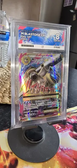 2016 pokemon xy full art mega blastoise ex evolutions #102 ACE 8 - Image 1