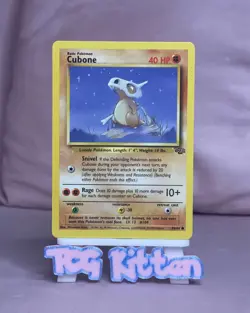 MINT Cubone - 50/64 - Common Non Holo - Jungle Set - WOTC - Pokemon - TCGKITTEN - Image 1