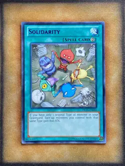 Yugioh Solidarity DL15-EN016 Duelist League Rare PURPLE LP - Image 1