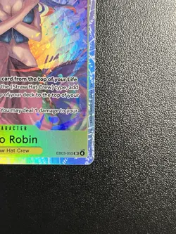 Nico Robin One Piece EB03-055 SR English Near Mint Super Rare Boosterfrisch NM - Image 4