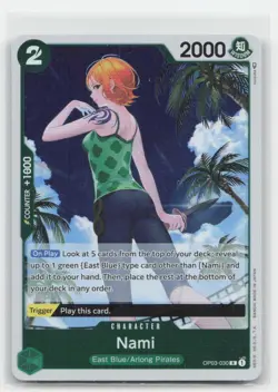One Piece - Nami (030) - Pillars of Strength OP03-030 - NM - Image 1