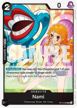 One Piece - Nami (088) - UC - Royal Blood OP10-088 - NM - Image 1