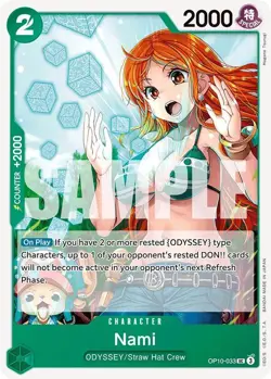 One Piece - Nami (033) - UC - Royal Blood OP10-033 - NM - Image 1