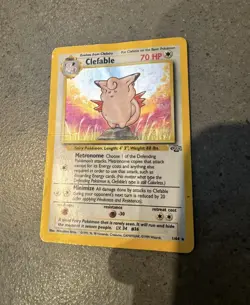 Clefable 1/64 Jungle Set Holo Rare Vintage WOTC Pokemon Card 1999 - Image 2