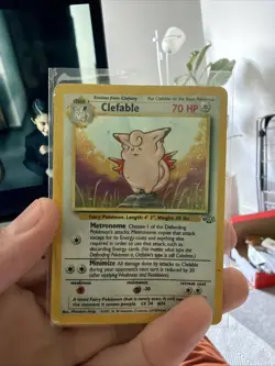 Clefable 1/64 Jungle Set Holo Rare Vintage WOTC Pokemon Card 1999 - Image 5