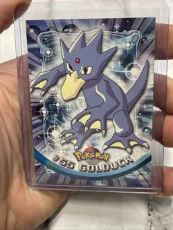 Golduck #55 Spectra - Topps Chrome Series 1 Pokemon Card LP+ Vintage Pokemon TCG - Image 1