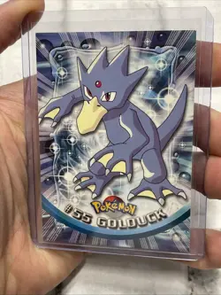 Golduck #55 Spectra - Topps Chrome Series 1 Pokemon Card LP+ Vintage Pokemon TCG - Image 2