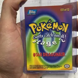 Dragonair #E148 - 1999 Topps Pokemon Movie - Pokemon Card TCG Vintage MP+ Rare - Image 3