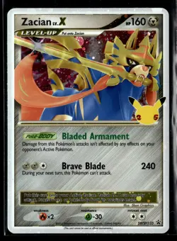 Zacian LV. X SWSH135 Holofoil SWSH: Sword & Shield Promo Cards NM - Image 1