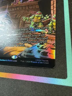 MTG - Trouble in Pairs (Borderless) Teenage Mutant Ninja Turtles Foil - Image 4