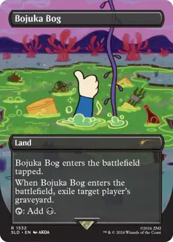 FOIL Bojuka Bog #1532 BORDERLESS - Secret Lair Drop Series (SLD) - Image 1