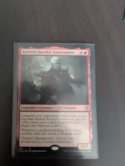 Baeloth Barrityl, Entertainer Commander Legends: Battle for Baldur's Gate Foil - Image 1