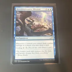 Wizards Reconnaissance Mission Ikoria Uncommon Blue Enchantment 065/274 MTG - Image 1