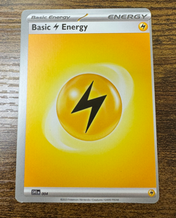 Misprinted Error Lightning Energy Pokemon Card - Image 1