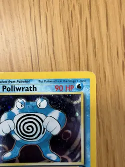 Pokemon Poliwrath Base Set 2 Holo Rare 15/130 - Image 3