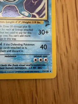 Pokemon Poliwrath Base Set 2 Holo Rare 15/130 - Image 5