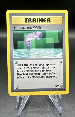 Transparent Walls - 125/132 Gym Challenge - WOTC Unlimited - Pokemon TCG - Image 1