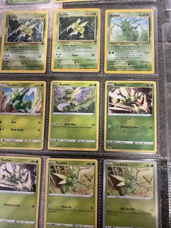 Pokemon Grass Type Card Lot 60+ English Scyther Pinsir Paras Parasect Sunkern - Image 5