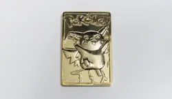 Pikachu Poliwhirl 1999 Pokemon 23K Gold-Plated Burger King Trading Card Case COA - Image 4