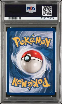 1999 Pokemon Base Set 1st Edition German Quappo Poliwrath 1st Edition #13 PSA 9 - Image 2
