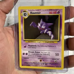 Pokemon Haunter 29/102 WotC Base Set Unlimited NM Vintage Uncommon Pokemon - Image 1