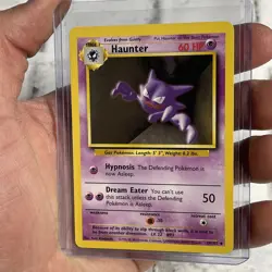 Pokemon Haunter 29/102 WotC Base Set Unlimited NM Vintage Uncommon Pokemon - Image 2
