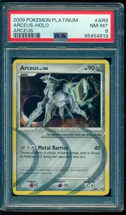2009 Pokemon Arceus #AR9 Arceus Holo PSA 8 NM-MT - Image 1
