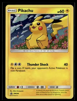 Pikachu SM206 SM Black Star Promos Promo Pokemon - Image 1