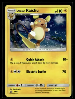 Alolan Raichu SM65 SM Black Star Promos Promo Pokemon - Image 1
