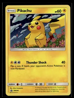 Pikachu SM206 SM Black Star Promos Promo Pokemon - Image 1