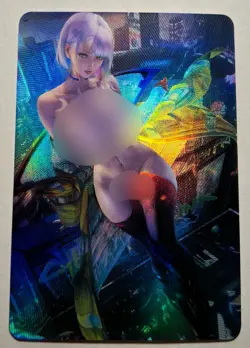 SEXY HEROINE WAIFU Lucy CYBERPUNK ACG PREMIUM HOLOFOIL CARD NM - Image 1