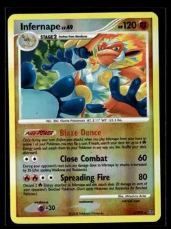Infernape 3/100 Stormfront Reverse Holo Rare Holo Pokemon - Image 1
